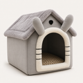Indoor Warm Dog House Soft Pet Bed Tent House Dog Kennel Cat Bed Removable and Washable Cushion Suitable Four Season Universal