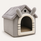 Indoor Warm Dog House Soft Pet Bed Tent House Dog Kennel Cat Bed Removable and Washable Cushion Suitable Four Season Universal