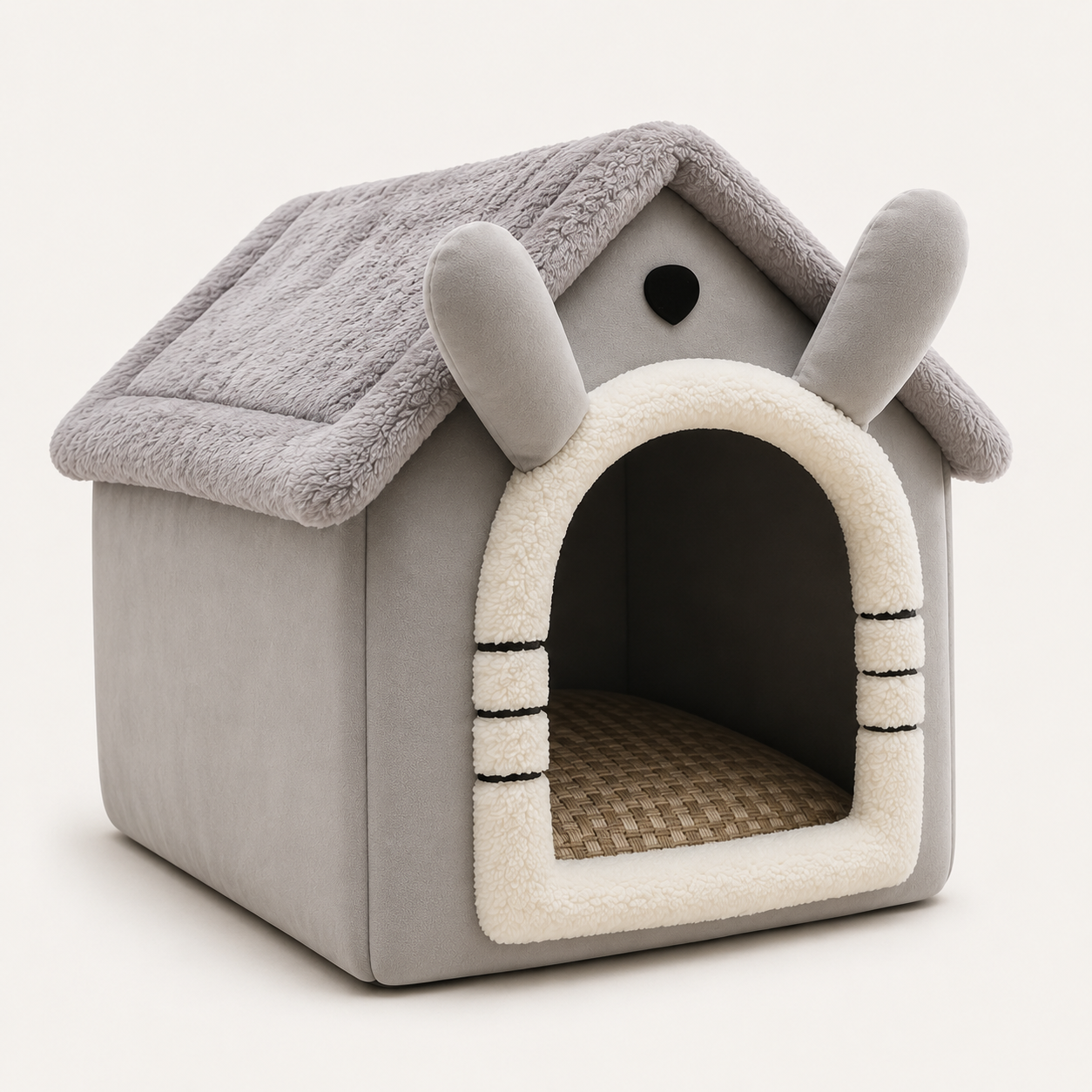 Indoor Warm Dog House Soft Pet Bed Tent House Dog Kennel Cat Bed Removable and Washable Cushion Suitable Four Season Universal