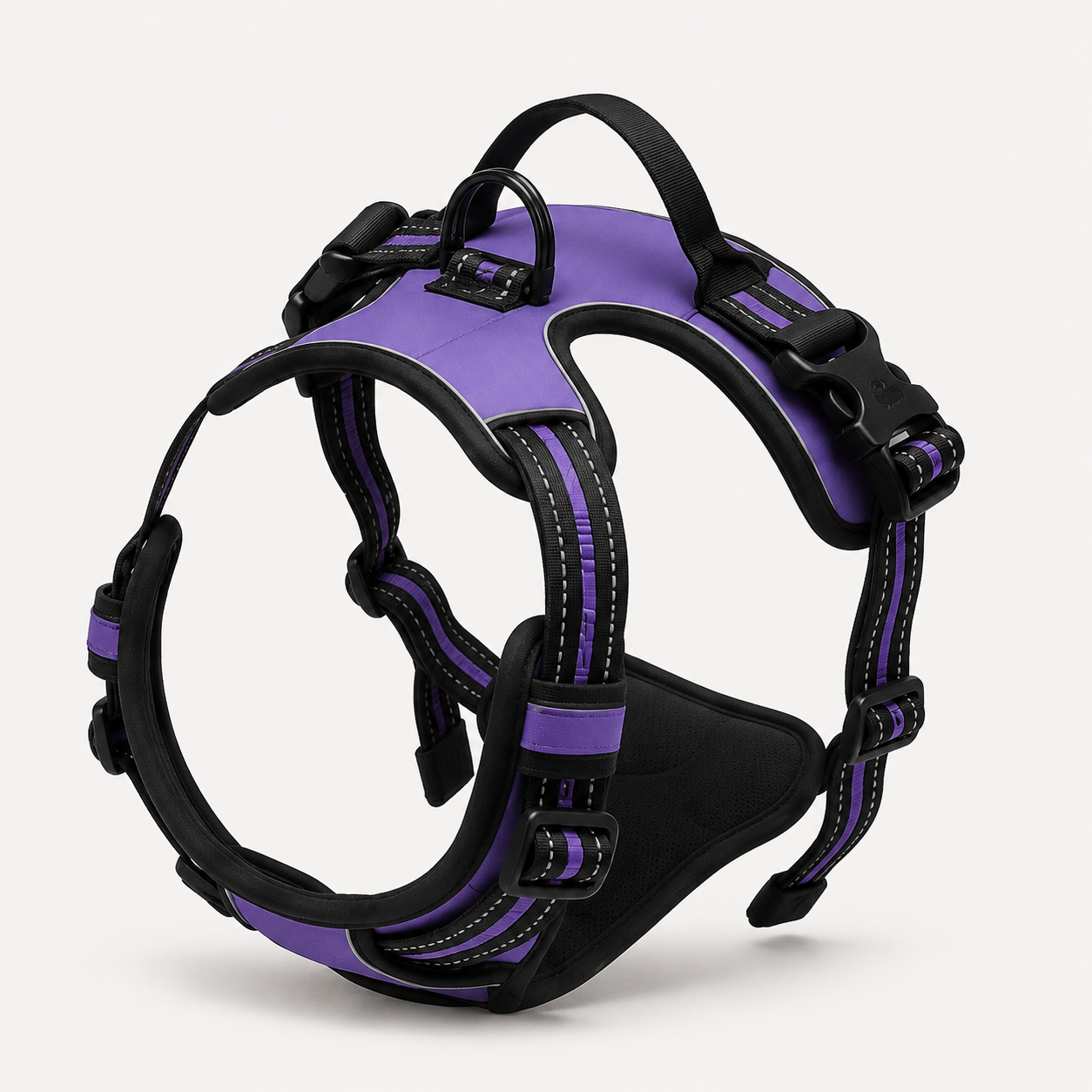 Harnais ajustable pour chien – Confort optimal et meilleure répartition de la traction