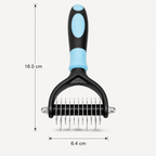 Professional Pet Deshedding Brush 2 Sided Dematting Dog Comb Cat Brush Rake Puppy Grooming Tools Undercoat Shedding Flying Hair