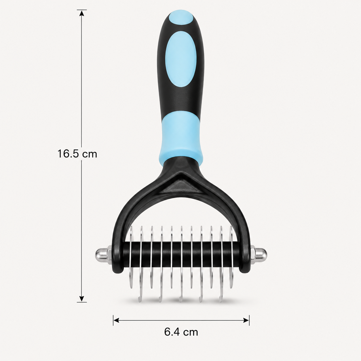 Professional Pet Deshedding Brush 2 Sided Dematting Dog Comb Cat Brush Rake Puppy Grooming Tools Undercoat Shedding Flying Hair