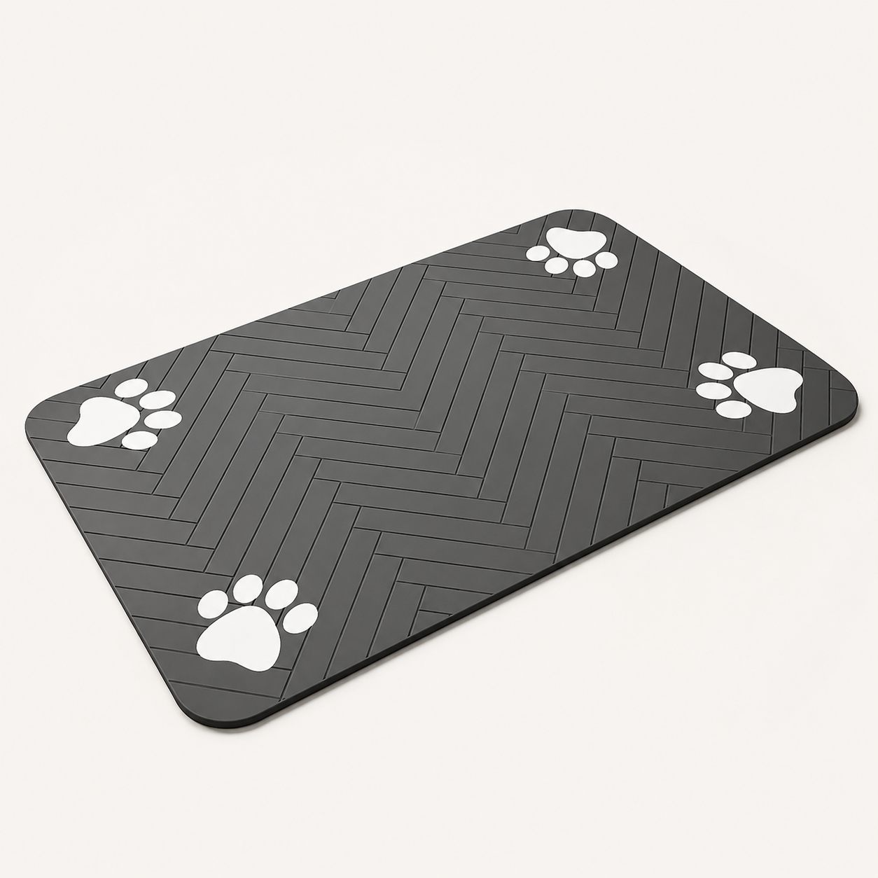 Tapis absorbant pour gamelles chien et chat – Antidérapant, imperméable et à séchage rapide