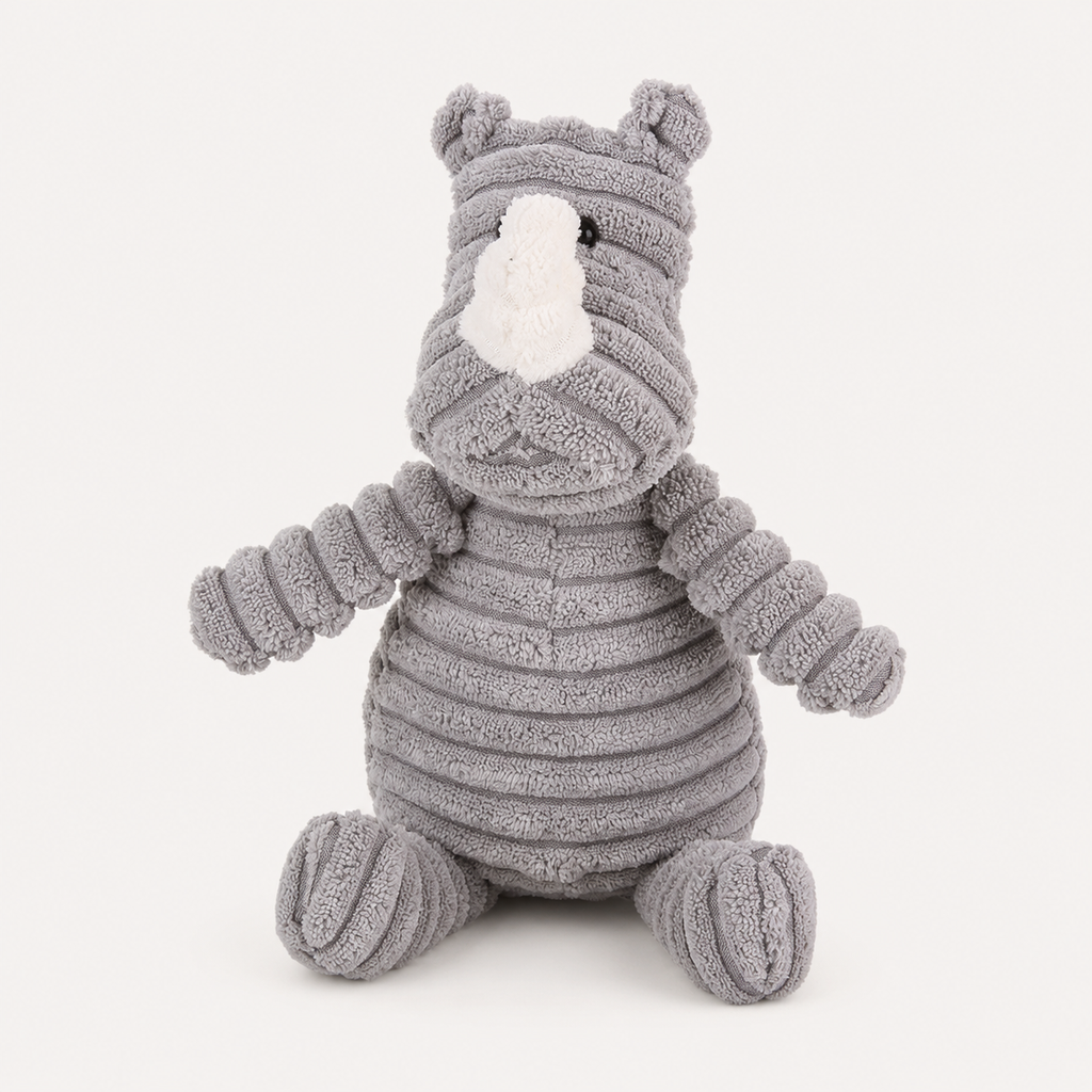 Peluche - Rhino en velours côtelé pour chiens