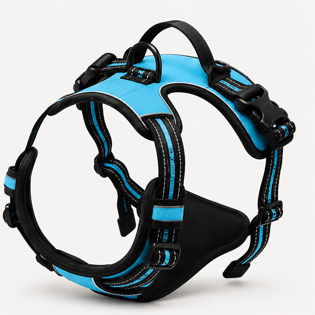 Harnais ajustable pour chien – Confort optimal et meilleure répartition de la traction