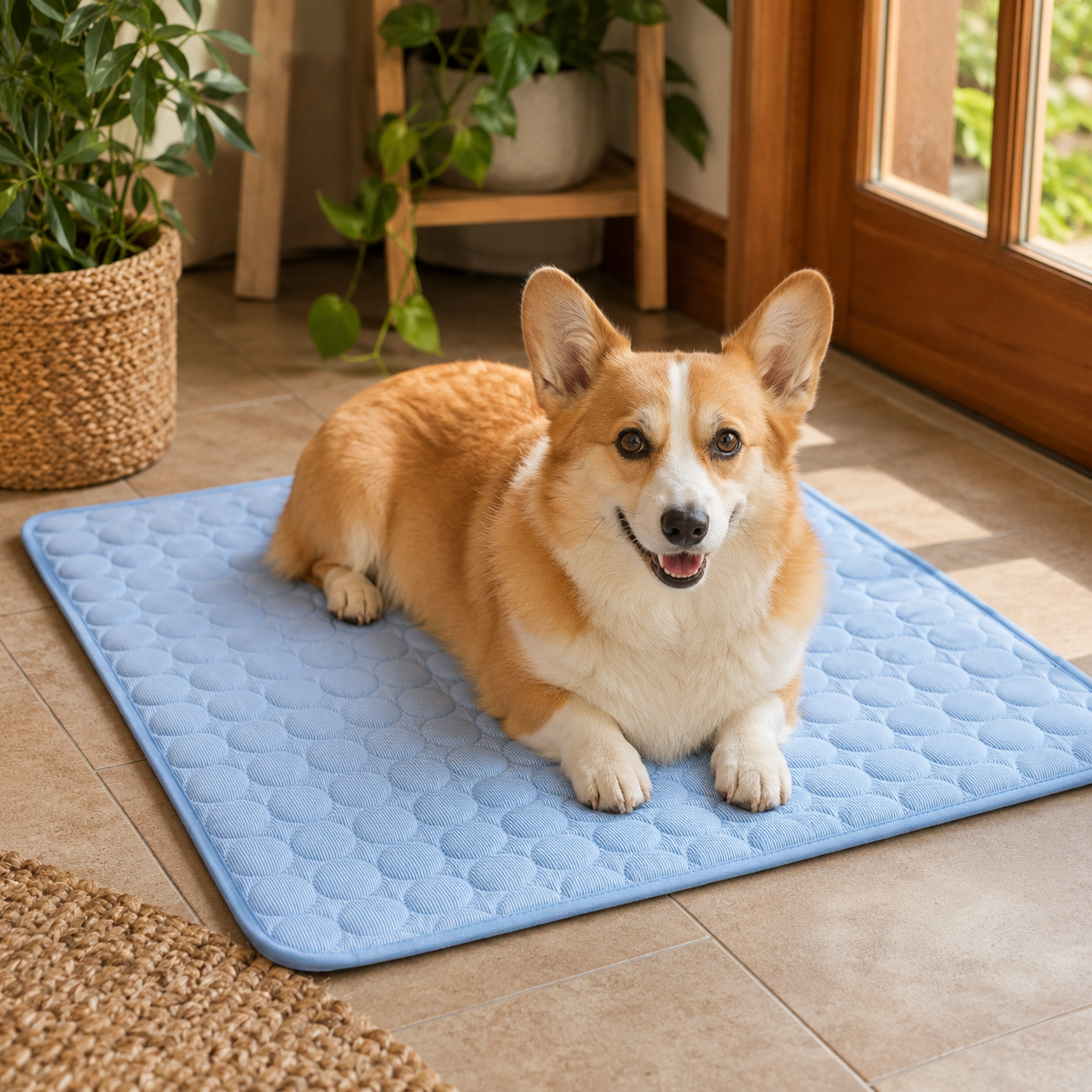 Tapis Rafraîchissant  – Confort Respirant & Lavable