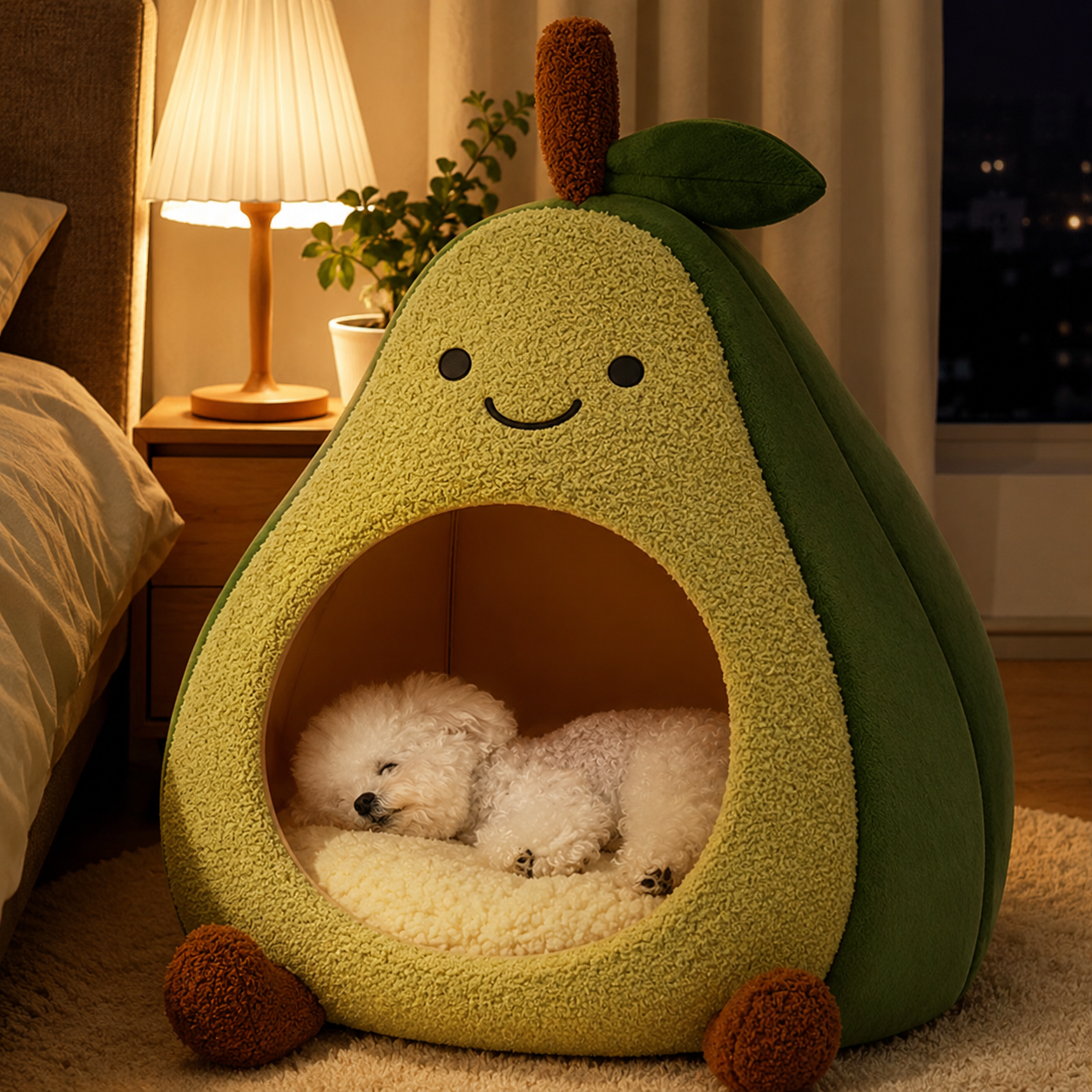 Niche avocat douillette pour chien