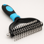 Professional Pet Deshedding Brush 2 Sided Dematting Dog Comb Cat Brush Rake Puppy Grooming Tools Undercoat Shedding Flying Hair