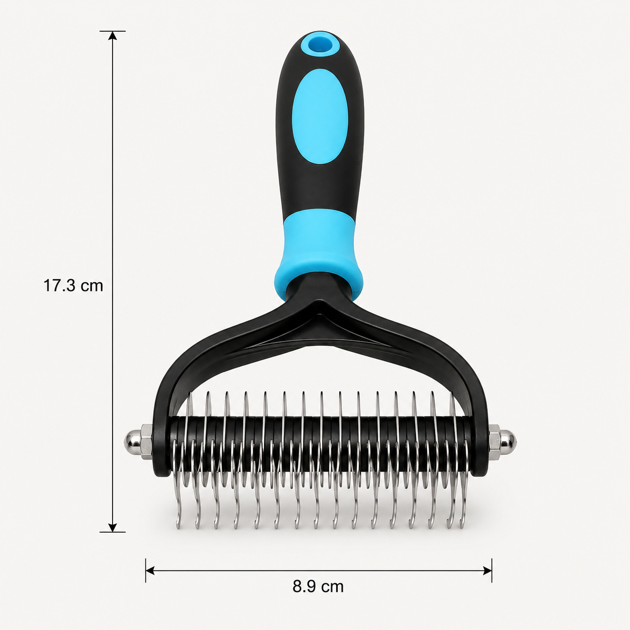Professional Pet Deshedding Brush 2 Sided Dematting Dog Comb Cat Brush Rake Puppy Grooming Tools Undercoat Shedding Flying Hair