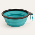 1PC 350ml Soft Silicone Pet Dog Bowl Folding Travel For Portable Collapsible Food Water Feeding Hanging Storage Odorless