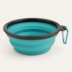 1PC 350ml Soft Silicone Pet Dog Bowl Folding Travel For Portable Collapsible Food Water Feeding Hanging Storage Odorless