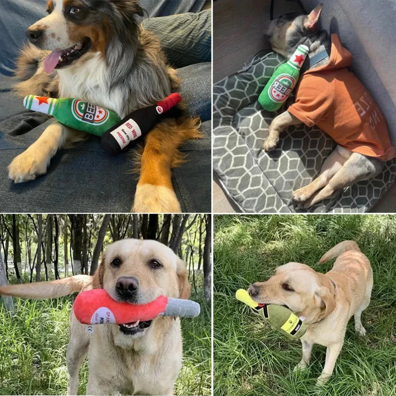 Jouet bouteille pour chien