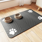 Tapis absorbant pour gamelles chien et chat – Antidérapant, imperméable et à séchage rapide