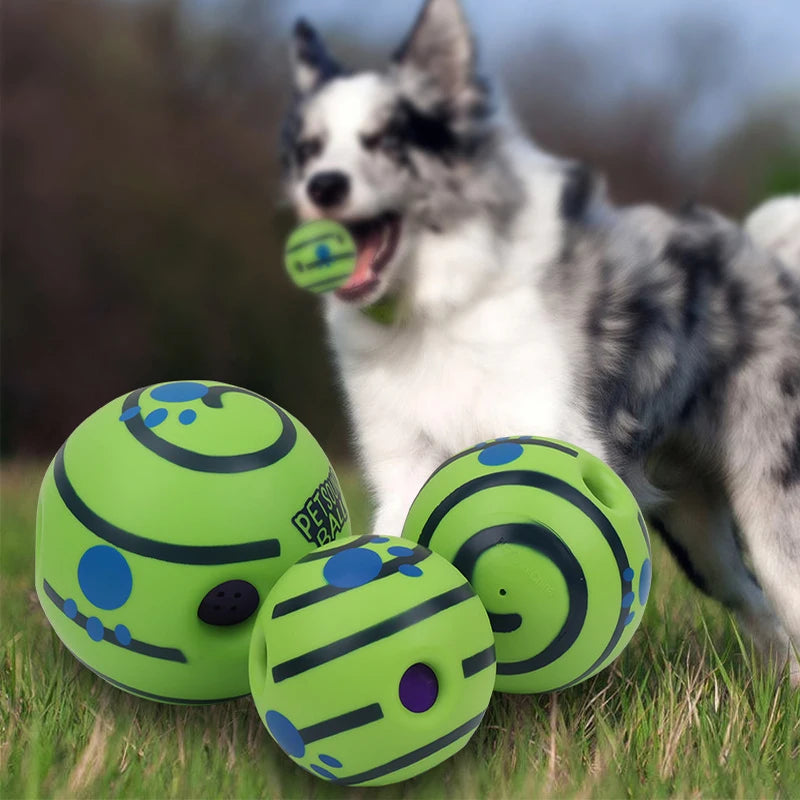 Balle sonore pour chien