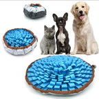 Pet Snuffle Mat Interactive Foraging Training Pad Washable Foldable Durable Design for Dogs Cats Feeding Behavioral Training