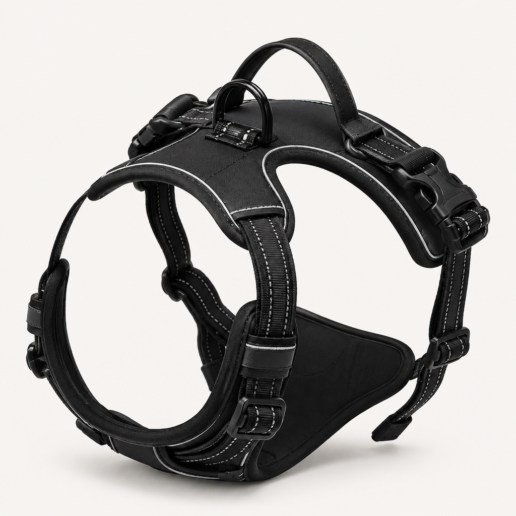 Harnais ajustable pour chien – Confort optimal et meilleure répartition de la traction