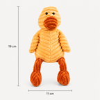Peluche - Canard en velours côtelé pour chiens