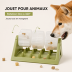 Interactive Dog Toys Food Dispenser Toy - Puzzle Feeder with Leak-Proof Design Slow-Feeding Design Durable PP Material for Dogs