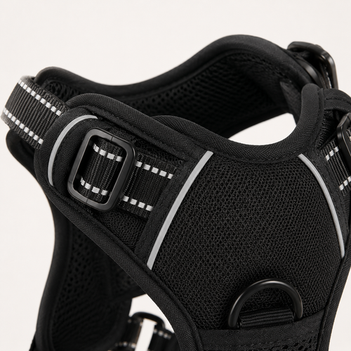 Harnais ajustable pour chien – Confort optimal et meilleure répartition de la traction