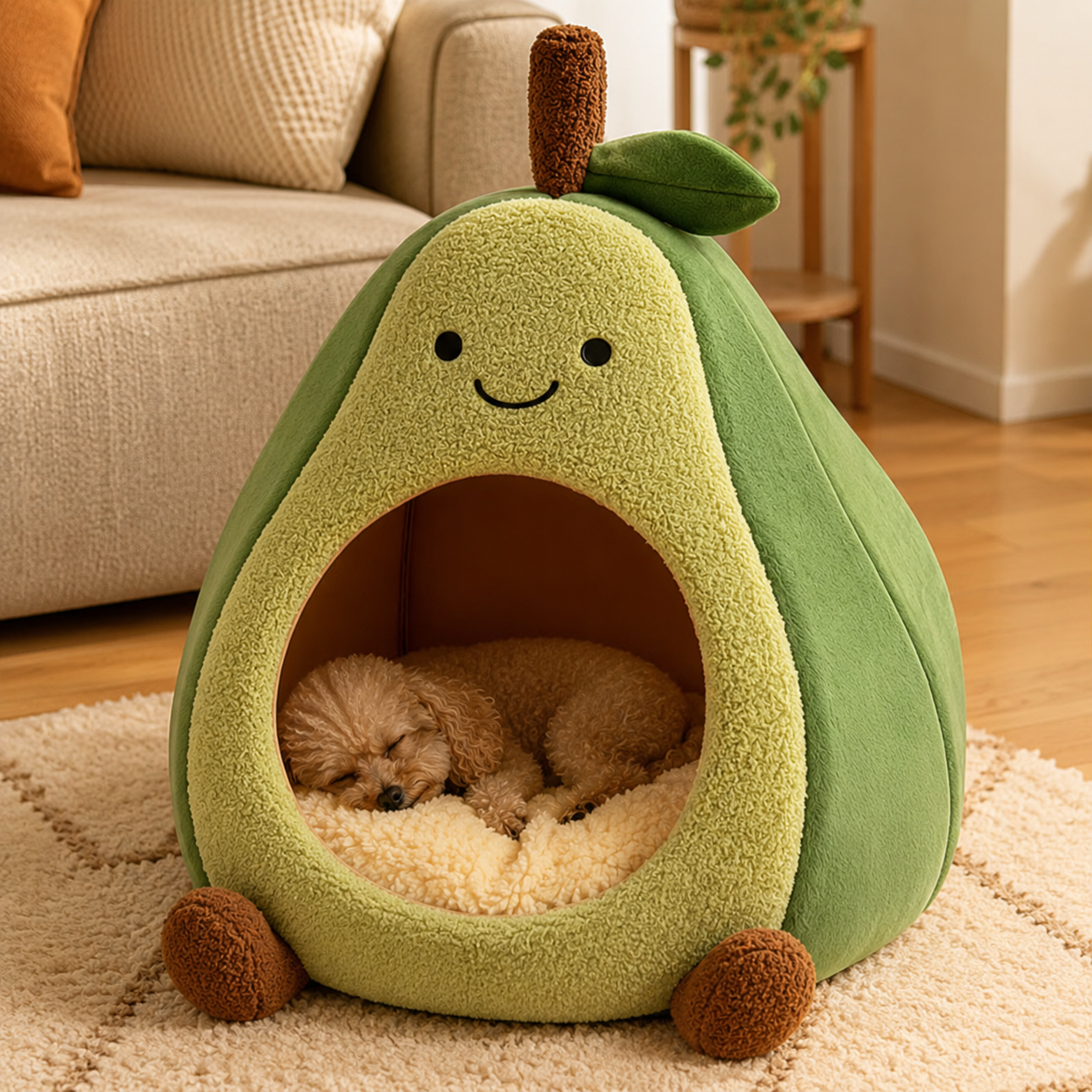 Niche avocat douillette pour chien