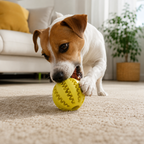 Dog Toy Ball Interactive Rubber Balls Puppy Chewing Toys Pet Tooth Cleaning Ball Cats Pets Food Treat Feeder Silicone Balls Toy