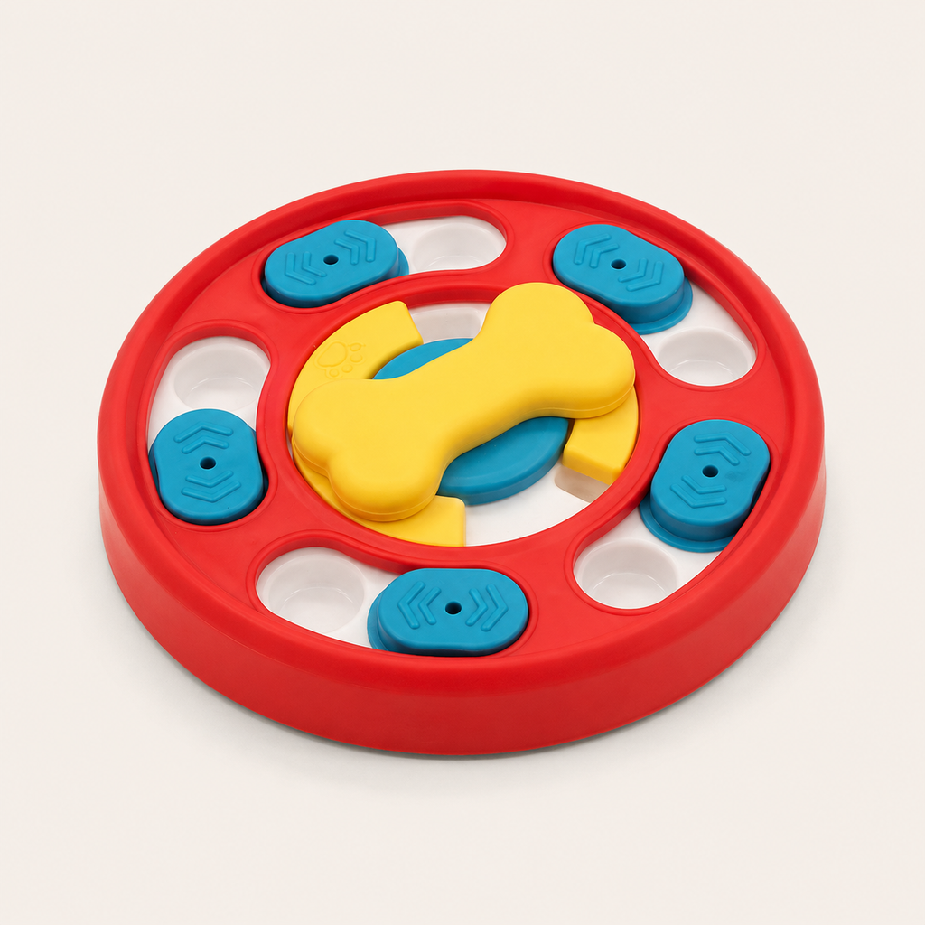 Dog Puzzle Toys Slow Feeder Interactive Increase Puppy IQ Food Dispenser Anti-Choking Tableware Dog Licking Plate Pet Supplies