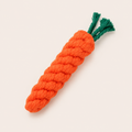 1pc Pet Knot Toy for Dog and Cat Carrot Shape Dog Chew Toys Cotton Rope Toys for Indoor Dogs Cat Toys Dog Accessories