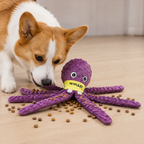 Valentine'S Day Dog Enrichment Toys，Octopus Dog Toys，Dog Snuffle Toy，Helps pets eat slowly, Dog Puzzle Game Interactive Toy