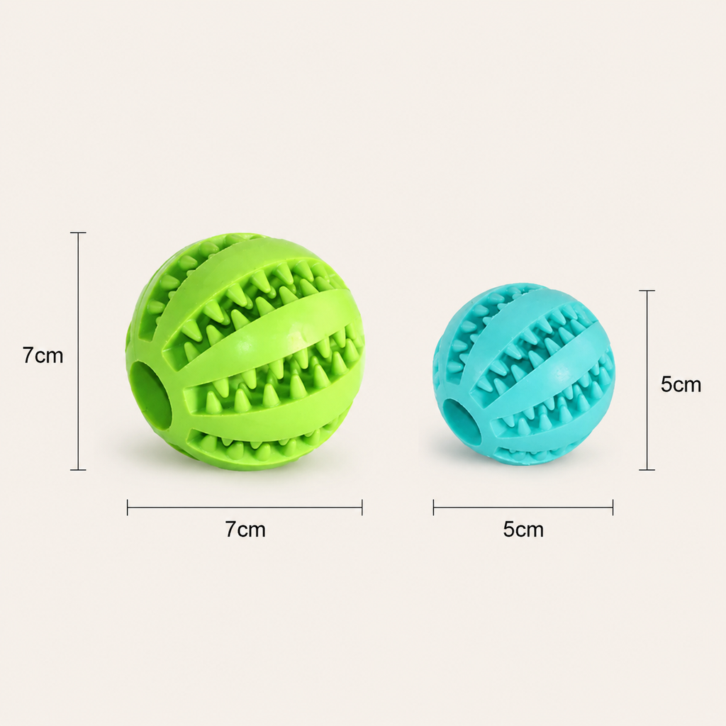 Dog Toy Ball Interactive Rubber Balls Puppy Chewing Toys Pet Tooth Cleaning Ball Cats Pets Food Treat Feeder Silicone Balls Toy