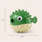 Interactive Bouncing Fish Treat Dispenser Dog Toy Slow Feeder Puzzle for Dogs And Cats Self-Play Boredom Relief Pet Toy