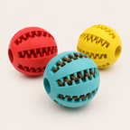 Dog Toy Ball Interactive Rubber Balls Puppy Chewing Toys Pet Tooth Cleaning Ball Cats Pets Food Treat Feeder Silicone Balls Toy