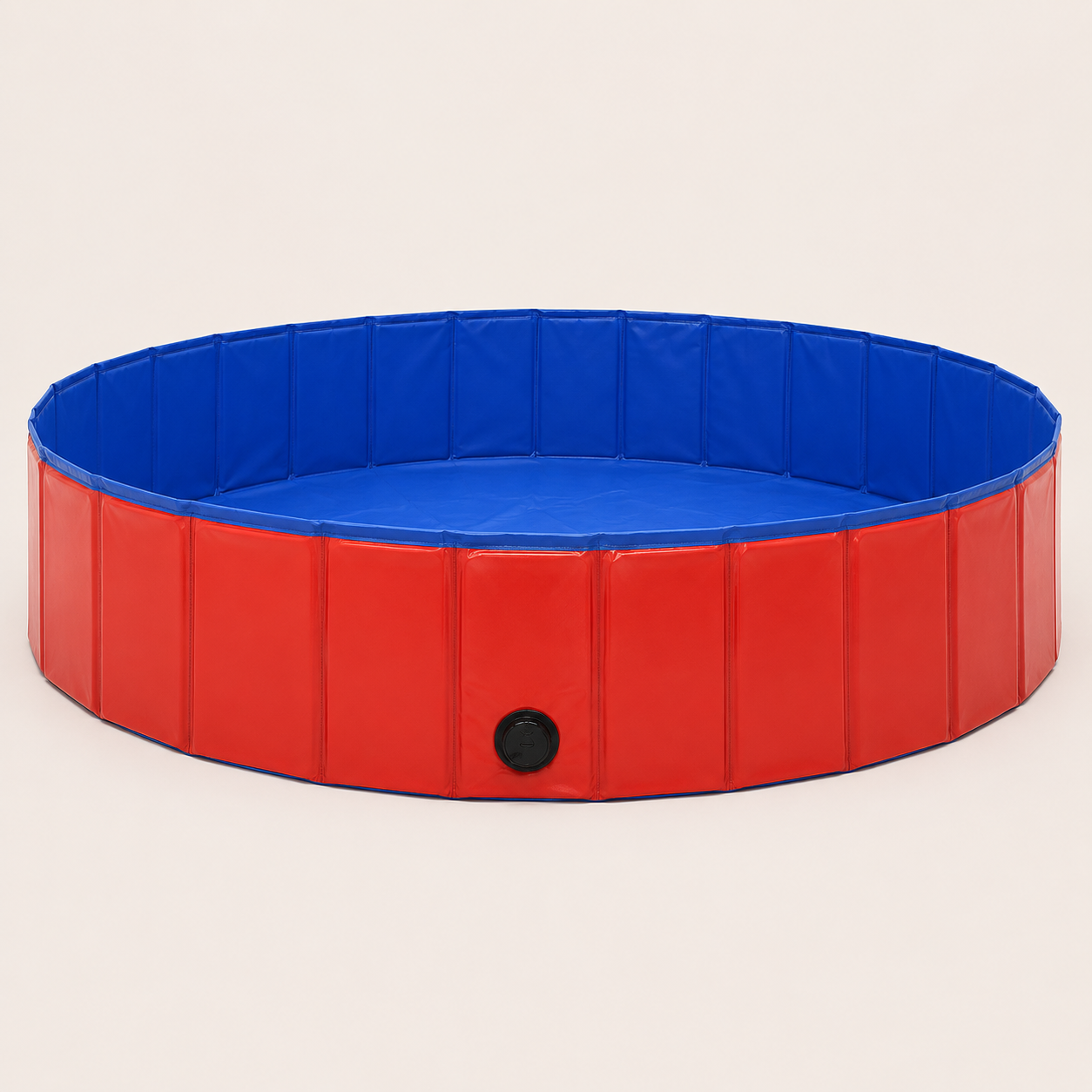 Foldable Dog Pool, Red, 160x30 cm, PVC, Portable Pet Pool for Dog Bath Washing, Heavy Duty, Sturdy, Outdoor Use for Backyard Garden Lawn Patio Summer, Easy Clean, Safe for Pets, Space Saving